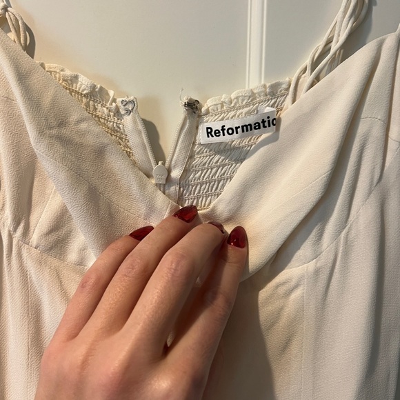 Reformation Juliette dress size 2 ivory - Picture 8 of 10